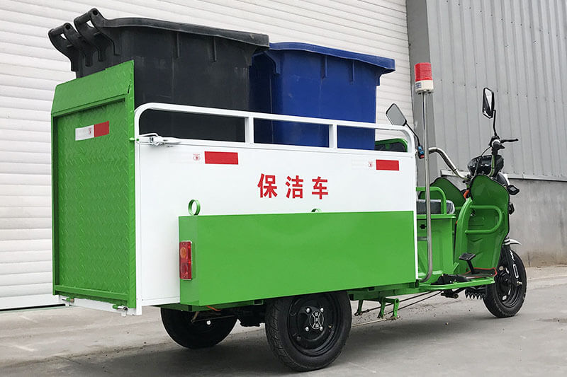 Tricycle électrique de transport des déchets TKW-2000 (2 bacs)