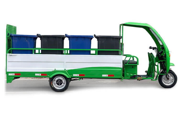TKW-8001 Electric Waste Transport Tricycle (8 bins)