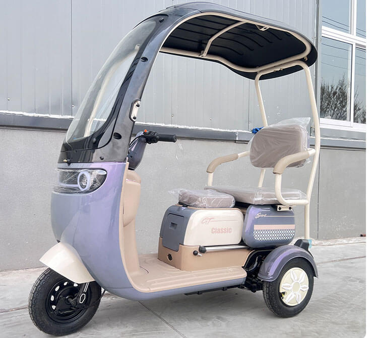 Triciclo elétrico de passageiros TKW-GD03