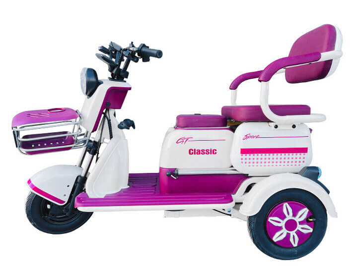 Triciclo elétrico de passageiros TKW-GD04