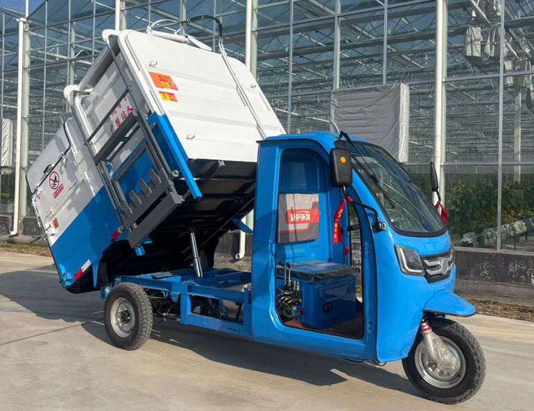 TKW-TJ01 Electric Side-loading Garbage Tricycle