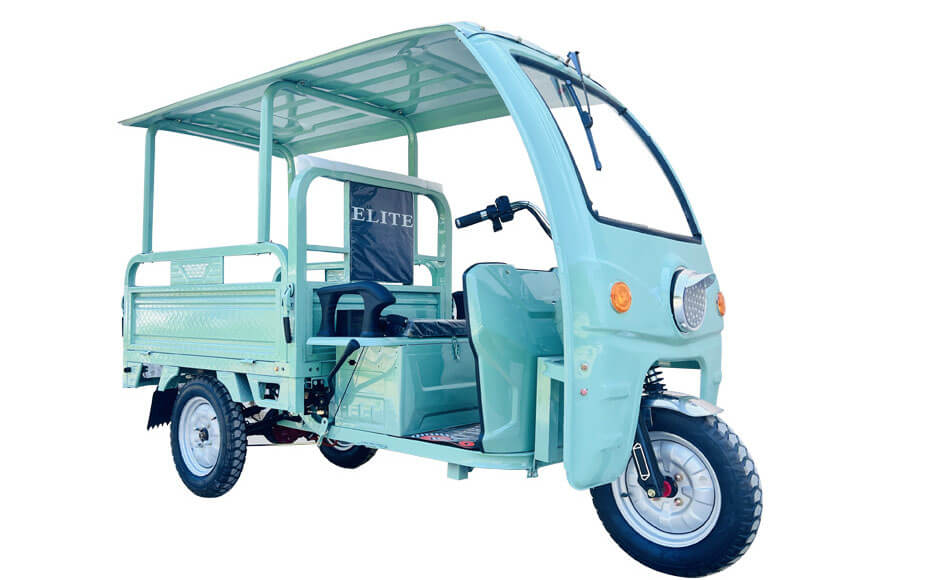 Tricycle électrique de transport TKW-GD24 avec toit
