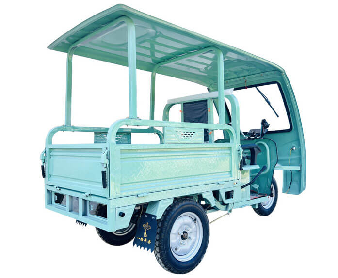 Tricycle électrique de transport TKW-GD24 avec toit