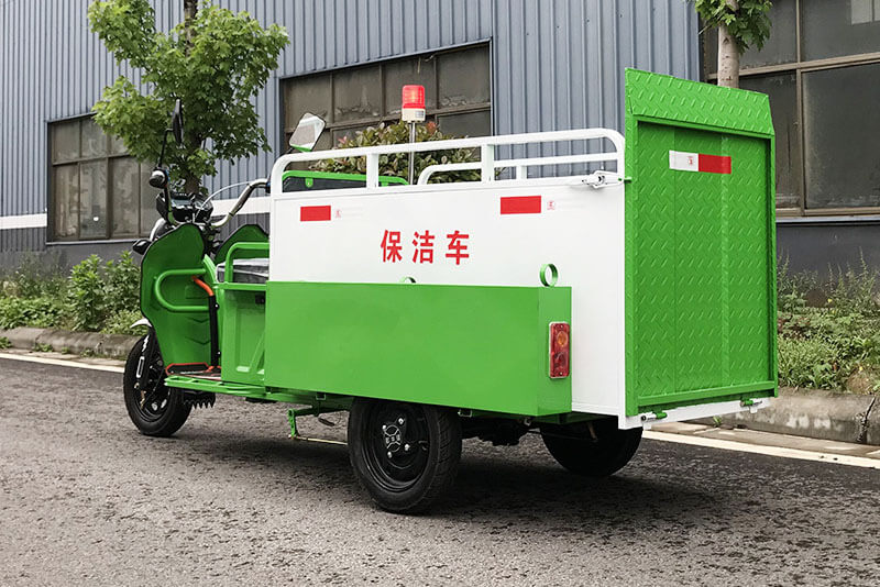 Triciclo elétrico para transporte de resíduos TKW-YD02 (2 contentores)