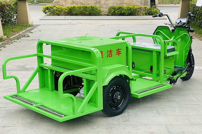 Triciclo elétrico para transporte de resíduos TKW-YD04 (4 contentores)