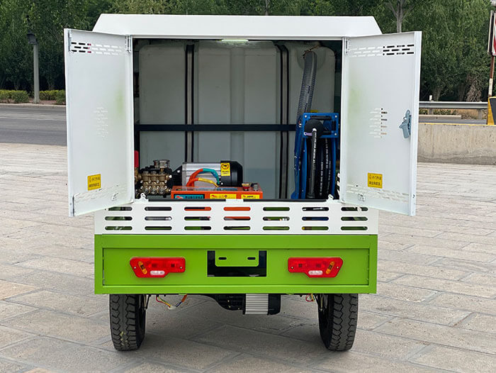 Triciclo elétrico de limpeza de alta pressão TKW-YD11