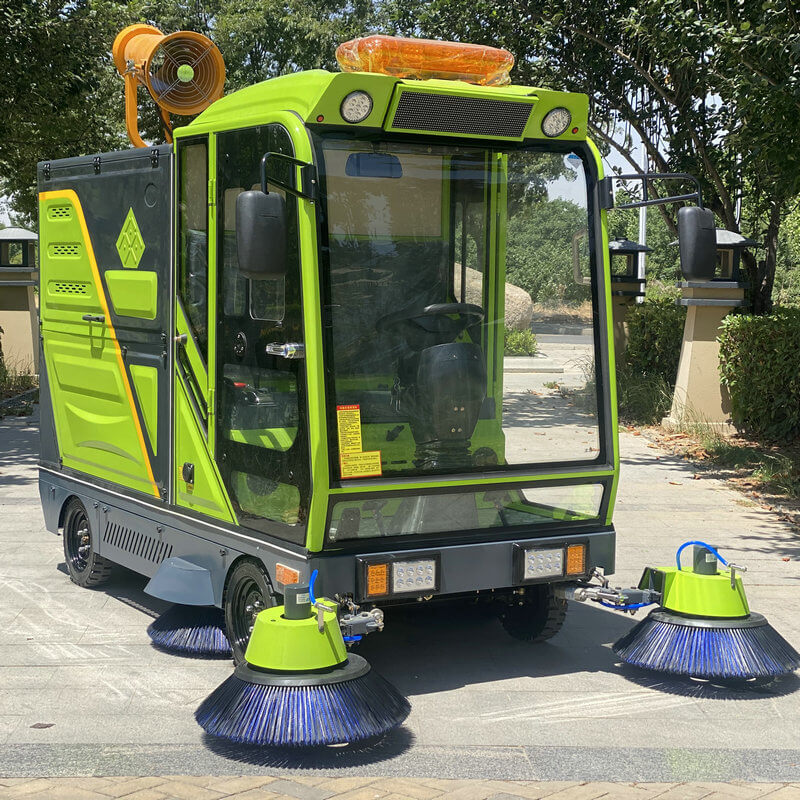 Balayeuse de voirie électrique à conducteur porté TKW-YD12