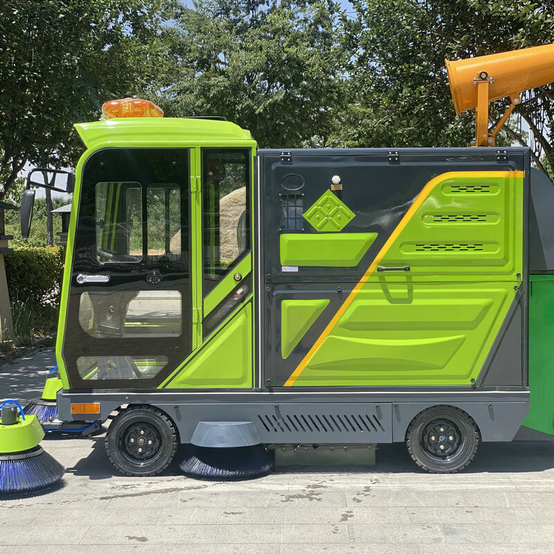 Balayeuse de voirie électrique à conducteur porté TKW-YD12