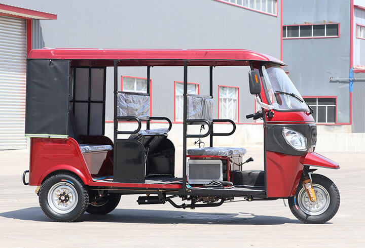 TKW-ZR02 Electric Passenger Tricycle, Three Rows